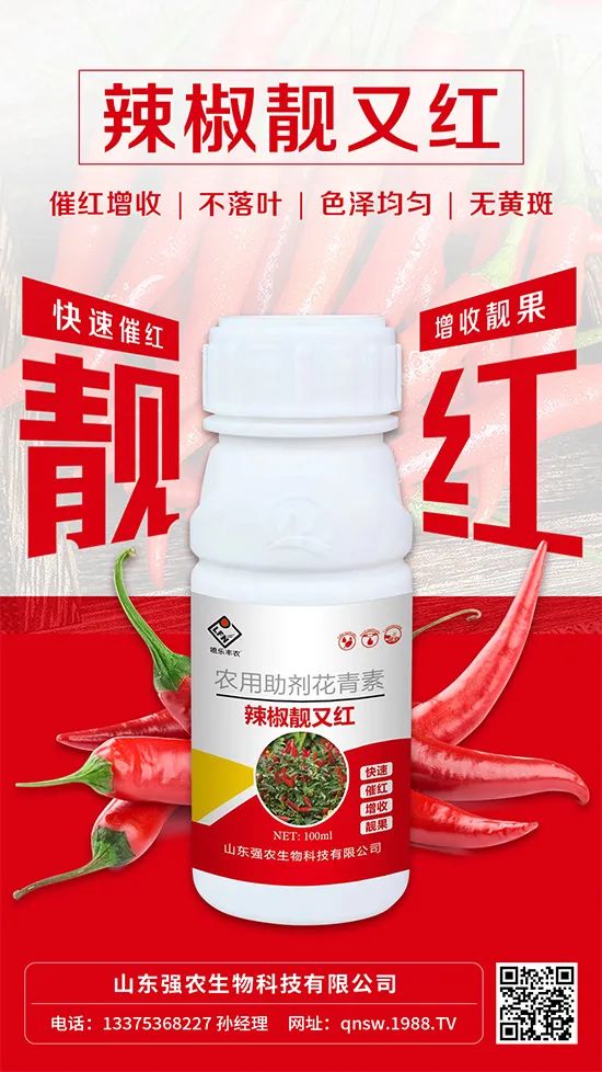 辣椒催紅增收專(zhuān)利產(chǎn)品!自然增紅零激素,色澤勻無(wú)黃斑