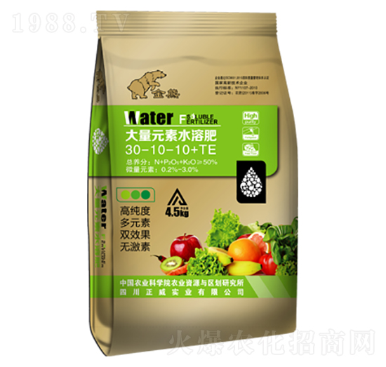 �ߵ��ʹ���Ԫ��ˮ�ܷ���30-10-10+TE-������(sh��)�I(y��)