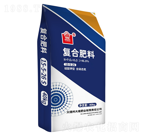 硫酸鉀型復合肥料15-5-26-花山-云天化