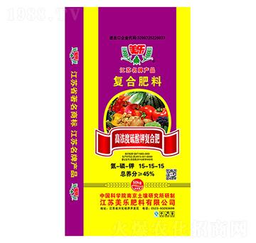 高濃度硫酸鉀復(fù)合肥15-15-15-美樂(lè)